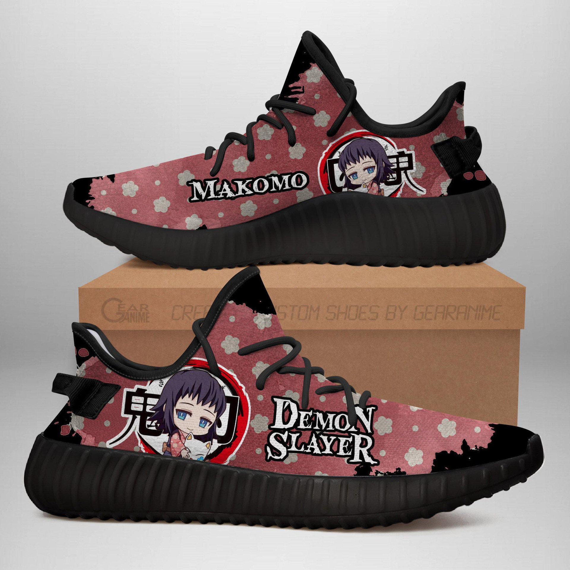 Makomo YZ Shoes Demon Slayer Anime Sneakers Fan Gift TT04 - 1 - GearAnime