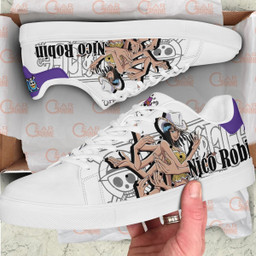Nico Robin Skate Sneakers Custom Anime One Piece Shoes - 2 - GearAnime