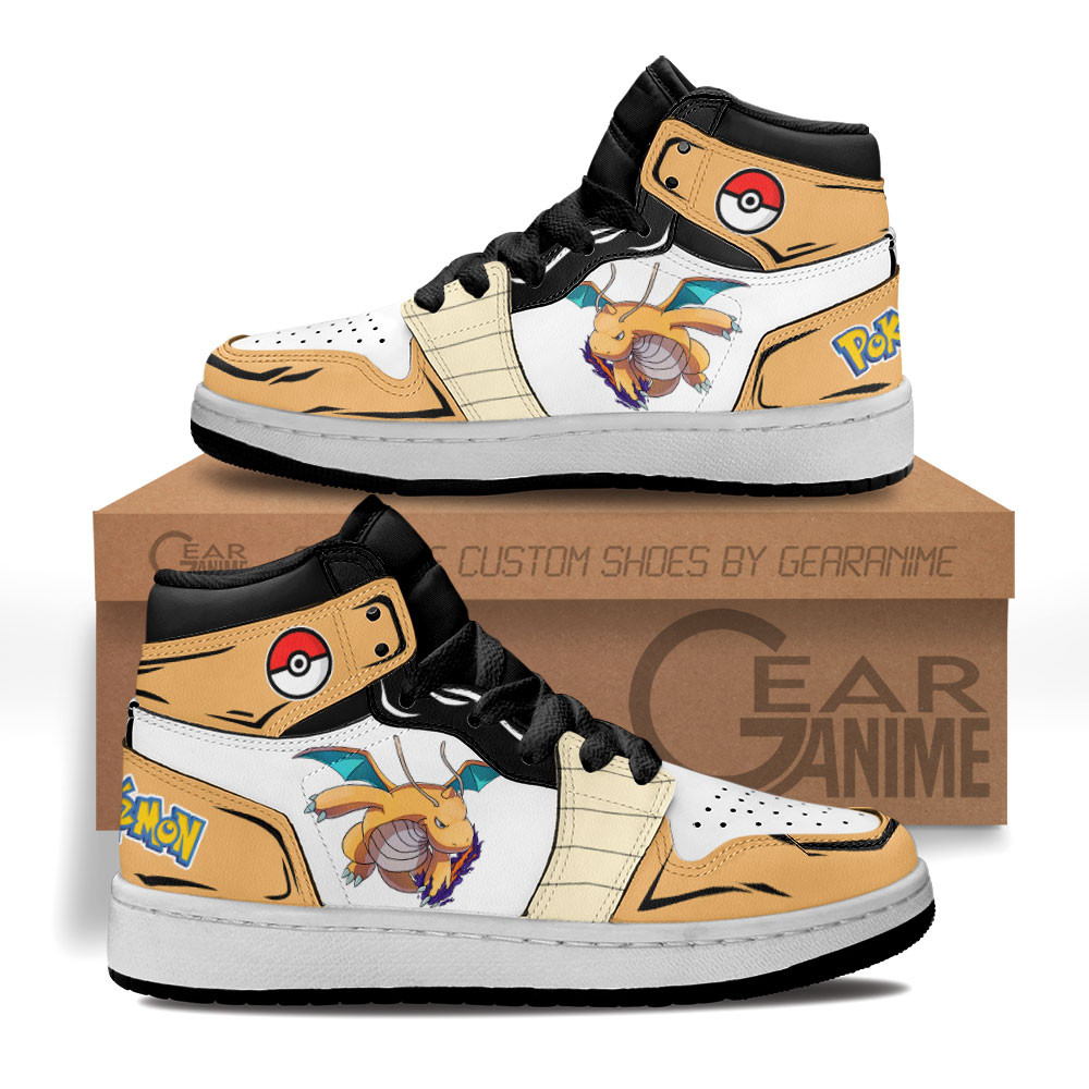 Dragonite Kids Sneakers Custom Anime Pokemon Kids ShoesGear Anime