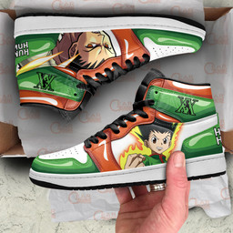 Gon Freecss Sneakers Custom Hunter X Hunter Anime Shoes For OtakuGear Anime