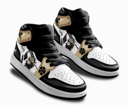 Asta Kids Sneakers Custom Black Clover Anime Kids ShoesGear Anime
