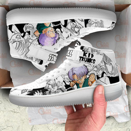 Trunks Kid Sneakers Air Mid Custom Dragon Ball Anime Shoes Mix MangaGear Anime- 1- Gear Anime