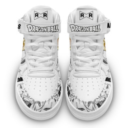 Android 18 Sneakers Air Mid Custom Dragon Ball Anime Shoes Mix MangaGear Anime- 2- Gear Anime