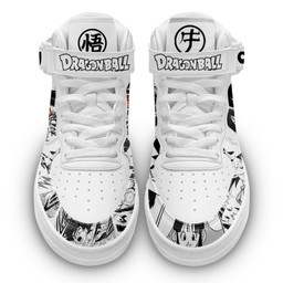 Goku and Chi Chi Sneakers Air Mid Custom Dragon Ball Anime Shoes Mix MangaGear Anime- 2- Gear Anime