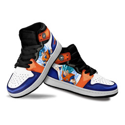Goku Blue Kids Sneakers Custom Dragon Ball Anime Kids ShoesGear Anime