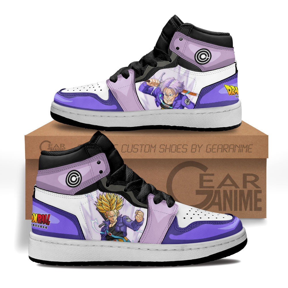 Trunks Kids Sneakers Custom Dragon Ball Anime Kids ShoesGear Anime