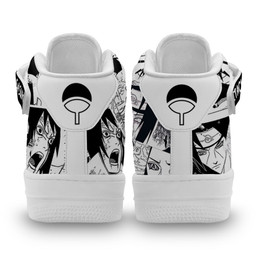 Itachi and Sasuke Sneakers Air Mid Custom Anime Shoes Mix MangaGear Anime- 2- Gear Anime