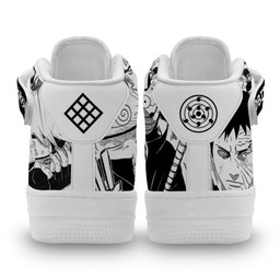 Kakashi and Obito Sneakers Air Mid Custom Anime Shoes Mix MangaGear Anime- 2- Gear Anime