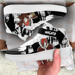 Nagato Sneakers Air Mid Custom Anime Shoes Mix Manga for OtakuGear Anime- 1- Gear Anime- 3- Gear Anime
