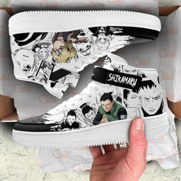 Shikimaru and Temari Sneakers Air Mid Custom Anime Shoes Mix MangaGear Anime- 1- Gear Anime- 3- Gear Anime