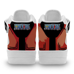 Ace and Luffy Sneakers Air Mid Custom One Piece Anime Shoes for OtakuGear Anime- 2- Gear Anime