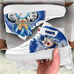 Vegeta Blue Sneakers Air Mid Custom Dragon Ball Anime Shoes for OtakuGear Anime- 1- Gear Anime- 3- Gear Anime