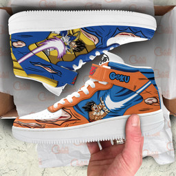 Goku and Vegeta Ki Blast Sneakers Air Mid Custom Dragon Ball Anime Shoes for OtakuGear Anime- 1- Gear Anime- 3- Gear Anime