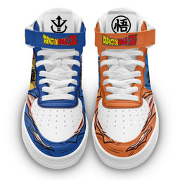 Goku and Vegeta Ki Blast Sneakers Air Mid Custom Dragon Ball Anime Shoes for OtakuGear Anime- 1- Gear Anime