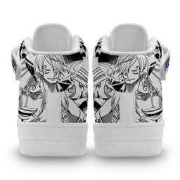 Sanji Sneakers Air Mid Custom One Piece Anime Shoes Mix MangaGear Anime- 2- Gear Anime