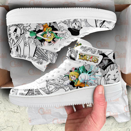 Carrot Sneakers Air Mid Custom One Piece Anime Shoes Mix MangaGear Anime- 1- Gear Anime- 3- Gear Anime