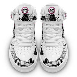Rosinante Sneakers Air Mid Custom One Piece Anime Shoes Mix MangaGear Anime- 1- Gear Anime