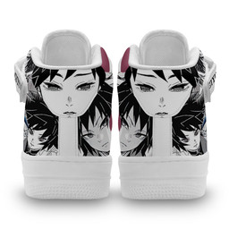 Giyu Tomioka Sneakers Air Mid Custom Demon Slayer Anime Shoes Mix MangaGear Anime- 2- Gear Anime