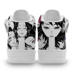 Giyu Shinobu Sneakers Air Mid Demon Slayer Anime Shoes Mix MangaGear Anime- 2- Gear Anime