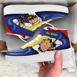 All Might Sneakers Air Mid My Hero Academia Anime ShoesGear Anime- 1- Gear Anime- 3- Gear Anime
