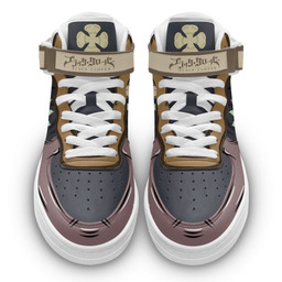 Yuno Sneakers Air Mid Custom Black Clover Anime Shoes for OtakuGear Anime- 1- Gear Anime