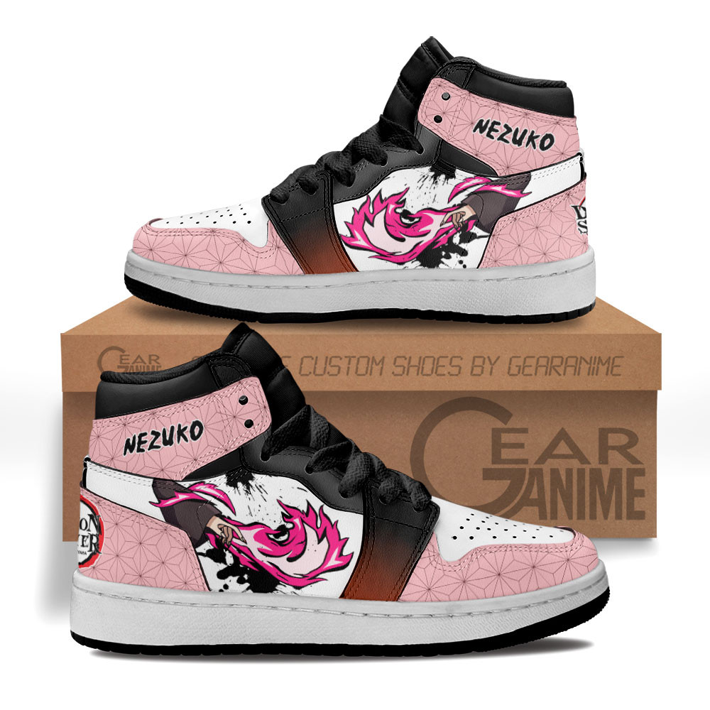 Nezuko Skills Kids Sneakers Demon Slayer Anime Kids Shoes for OtakuGear Anime