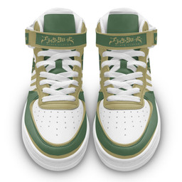 Green Mantis Sneakers Air Mid Black Clover Custom Anime ShoesGear Anime- 1- Gear Anime
