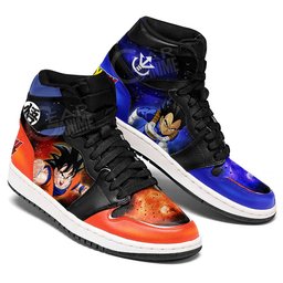Vegeta and Goku Sneakers Dragon Ball Anime Shoes Mix Galaxy -  Dragon Ball Z - Angle 2