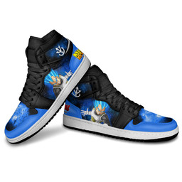 Vegeta Blue Sneakers Custom Dragon Ball Anime Shoes Mix GalaxyGear Anime