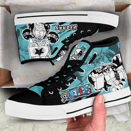 Franky High-Top Canvas Shoes One Piece Custom Anime Sneakers Mix Manga -  One Piece - Angle 2
