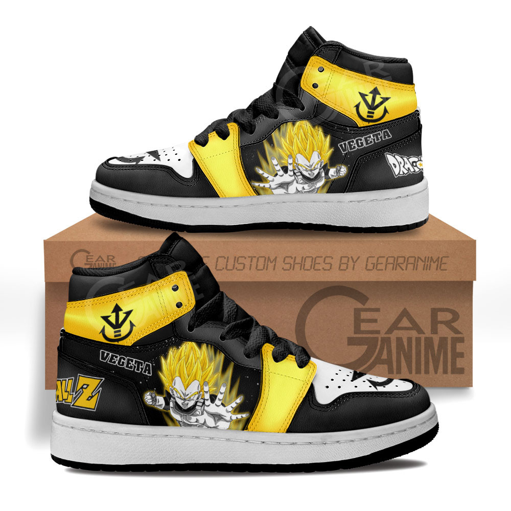 Vegeta Super Saiyan Kids Sneakers Dragon Ball Anime Kids Shoes for OtakuGear Anime