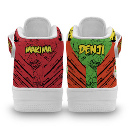 Makima and Denji Sneakers Air Mid Custom Chainsaw Man Anime Shoes For OtakuGear Anime- 2- Gear Anime