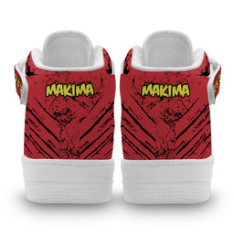 Makima Sneakers Air Mid Custom Chainsaw Man Anime Shoes For OtakuGear Anime- 2- Gear Anime