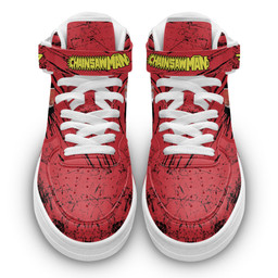 Makima Sneakers Air Mid Custom Chainsaw Man Anime Shoes For OtakuGear Anime- 1- Gear Anime