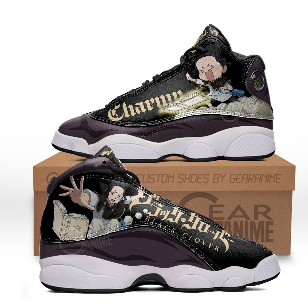 Charmy Papittson JD13 Sneakers Black Clover Custom Anime Shoes For OtakuGear Anime