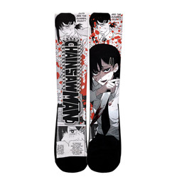 Kobeni Higashiyama Socks Chainsaw Man Custom Anime Socks for OtakuGear Anime
