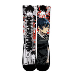 Aki Hayakawa Socks Chainsaw Man Custom Anime Socks for OtakuGear Anime
