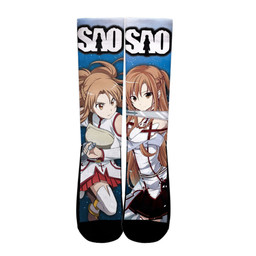 Asuna Socks Sword Art Online Custom Anime Socks for OtakuGear Anime