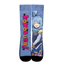 Aqua Socks KonoSuba Custom Anime Socks for OtakuGear Anime