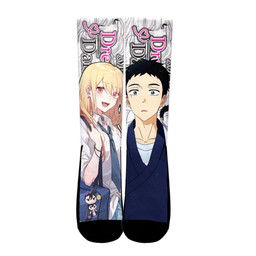 Marin Kitagawa and Wakana Gojo Socks My Dress-up Darling Custom Anime Socks Mix MangaGear Anime
