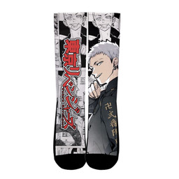 Takashi Mitsuya Socks Tokyo Revengers Custom Anime Socks Manga StyleGear Anime