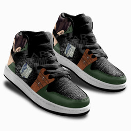 Eren Yeager Kids Sneakers Attack On Titan Anime Kids ShoesGear Anime