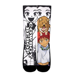 Edward Wong Socks Cowboy Bebop Custom Anime Socks Manga StyleGear Anime