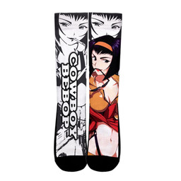 Faye Valentine Socks Cowboy Bebop Custom Anime Socks Manga StyleGear Anime