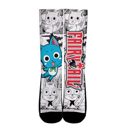 Happy Socks Fairy Tail Custom Anime Socks Manga StyleGear Anime