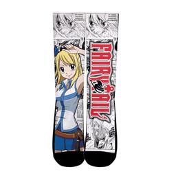 Lucy Heartfilia Socks Fairy Tail Custom Anime Socks Manga StyleGear Anime
