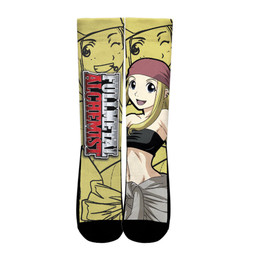 Winry Rockbell Socks Fullmetal Alchemist Custom Anime Socks Manga StyleGear Anime