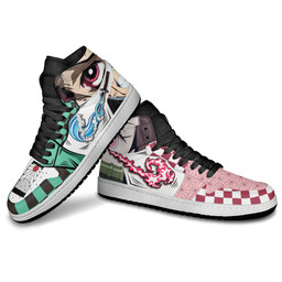 Tanjiro and Nezuko Sneakers Demon Slayer Custom Anime Shoes for OtakuGear Anime