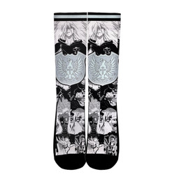 Silver Eagle Socks Black Clover Custom Anime Socks Manga StyleGear Anime