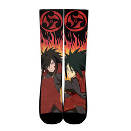 Madara Uchiha Socks NRT Custom Anime Socks Flames StyleGear Anime